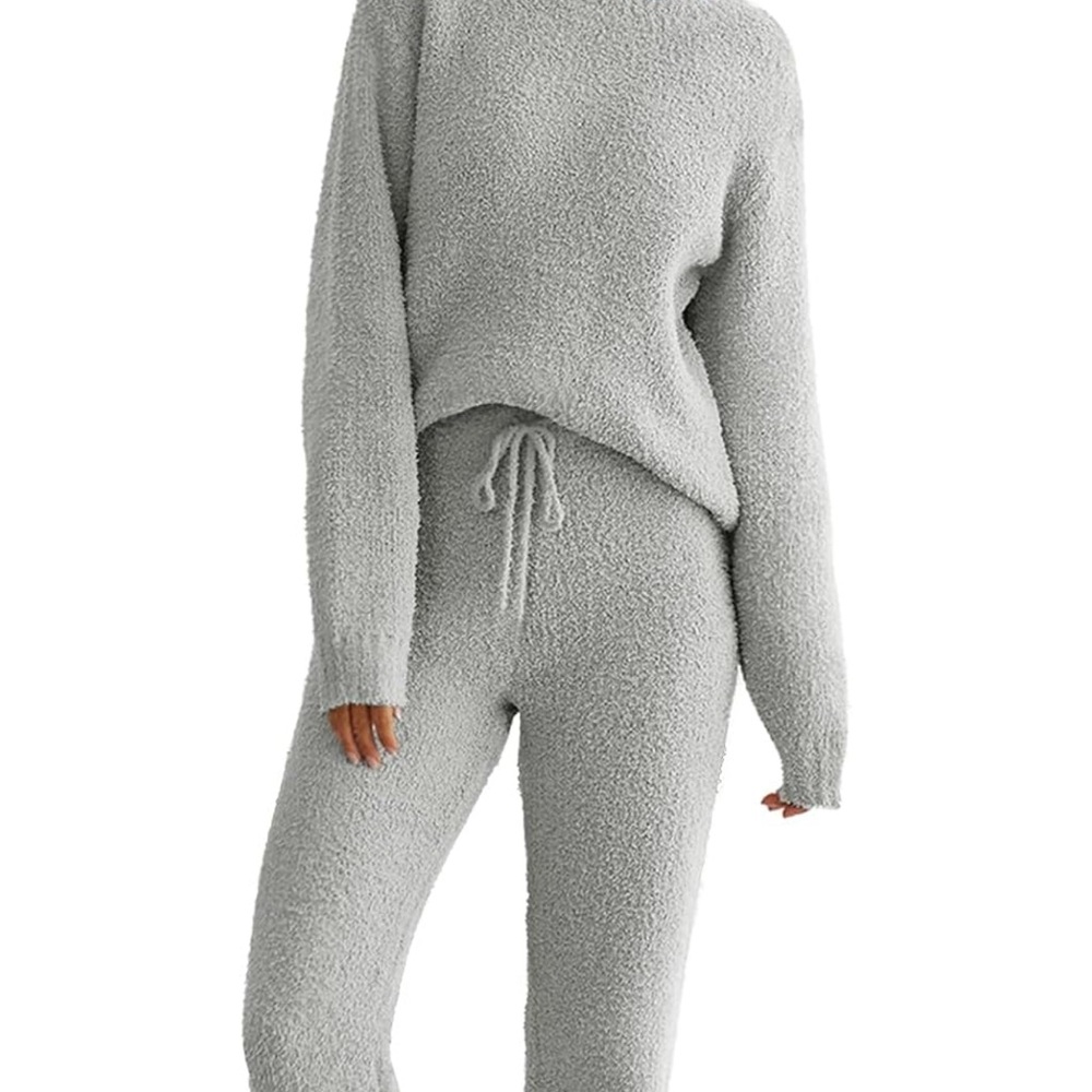 Women's Soft Gray Pajama Set